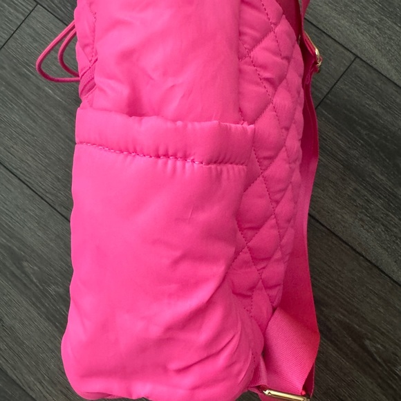 Jill and Ally Quilted Barbie Pink and Gold Backpack - Picture 5 of 7